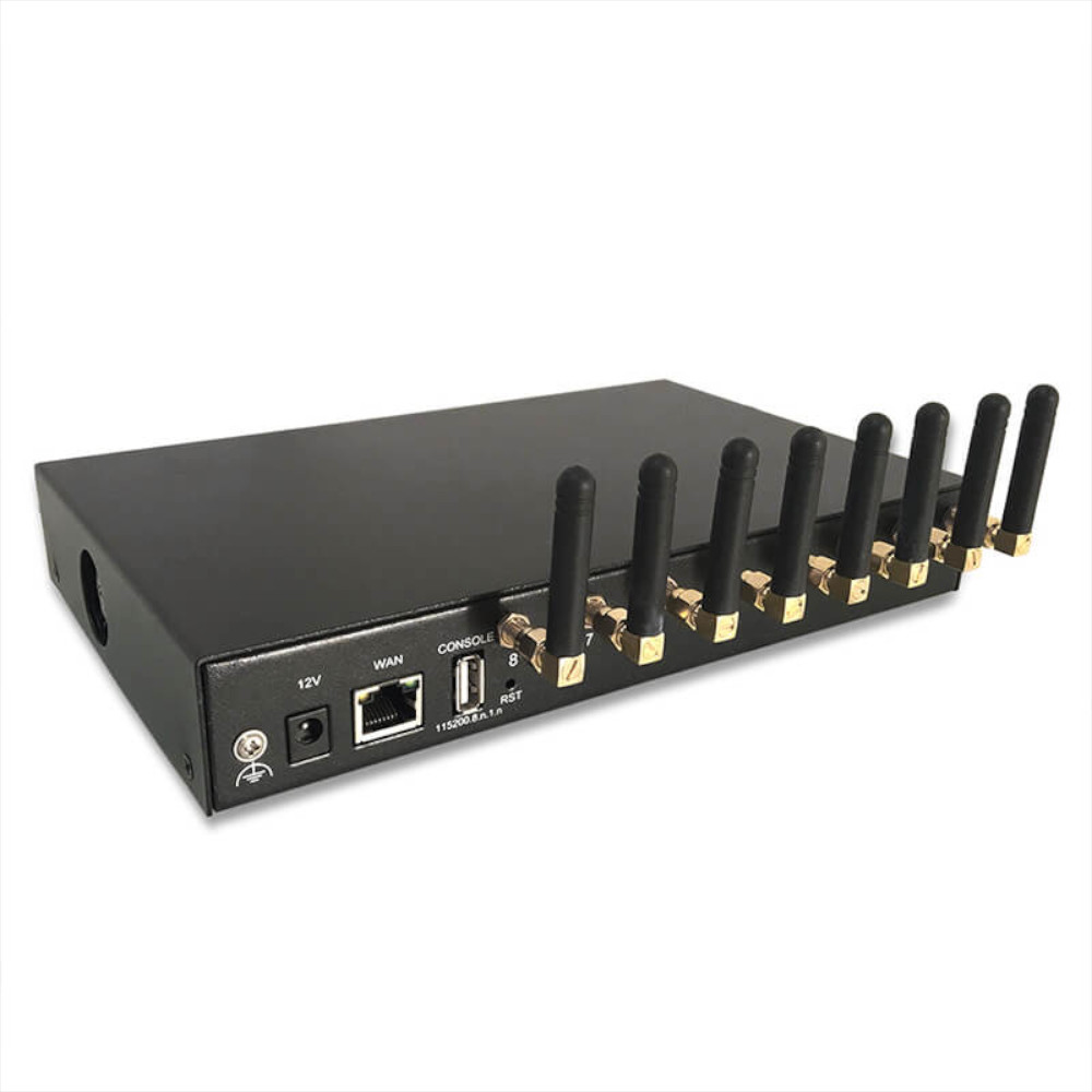 8 Kanal IP FCT Cihazı 4G – Persephone GSM Gateway