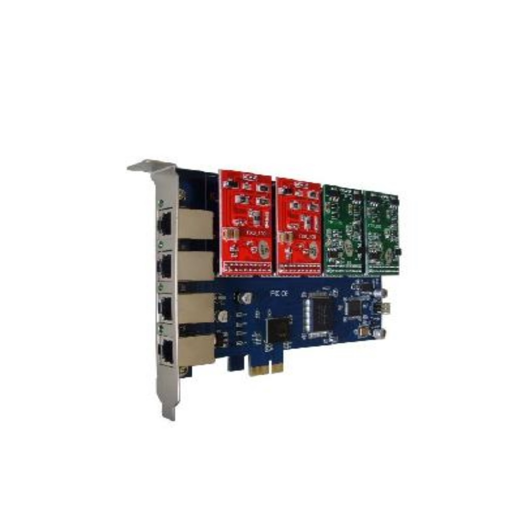 Persephone Asterisk Kart  AC-400E PCI-E 4 Port FXS / FXO